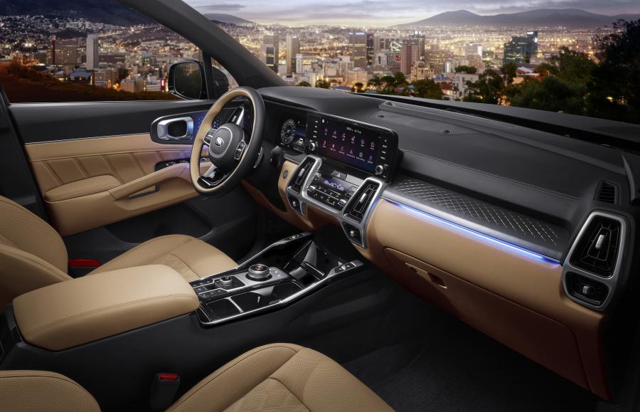 Интерьер Kia Sorento 2020 года  (KR) (фото 6 из 8)